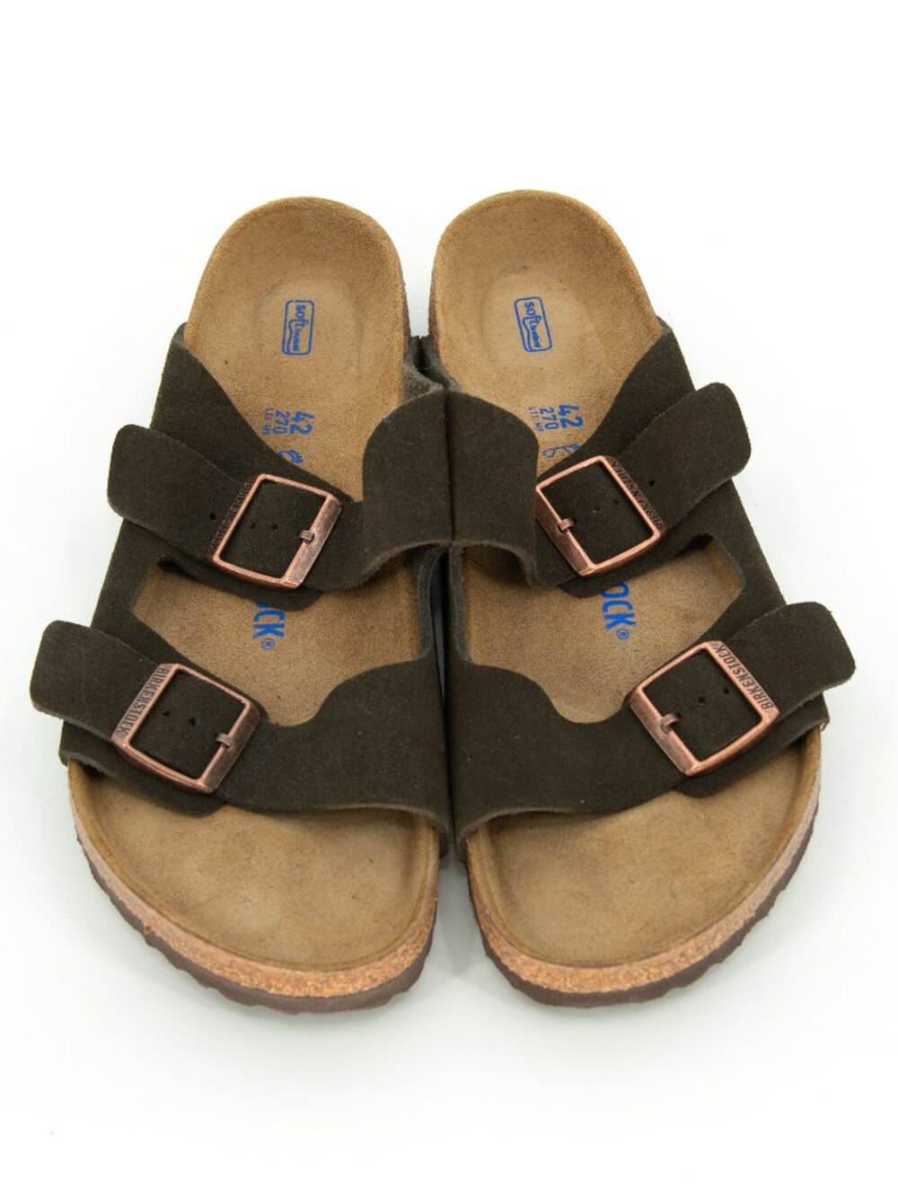 Birkenstock Arizona Sandals | Mocha | Unisex 42 EU (Men's 9 US / Ladies' 11 US)